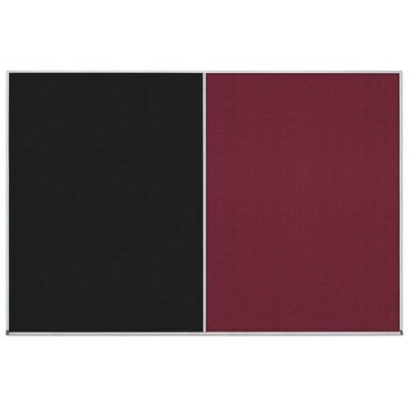 United Visual Products Enclosed Corkboard, 1 Door, 18"x24", 4" Fra UV3407-BLACK-COBACC